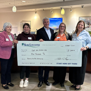 2025 Banking for the Community first place winners Cape Ann Animal Aid
