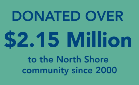 Donated over $2.15 million